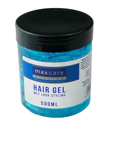 Maxcare Hair Gel Wet Look Blue 500ml