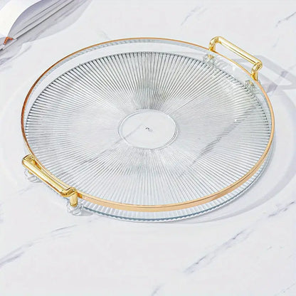 Versatile Plastic Tray For Fruits, Snacks & Jewelry - Perfect For Living Room Coffee Table