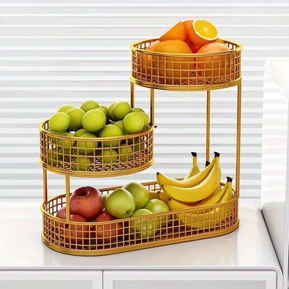Luxury Metal Fruit Basket