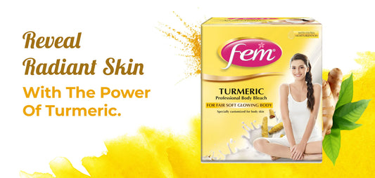 Dabur Fem Turmeric Body Bleach, 24g