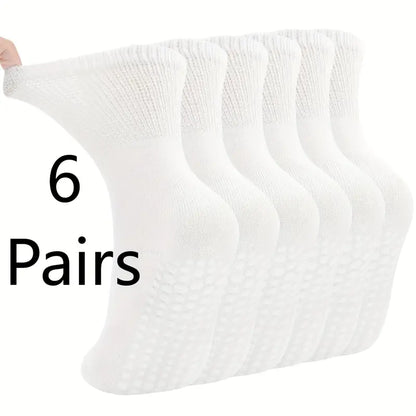 1/6 Double No-Slip Diabetic Socks