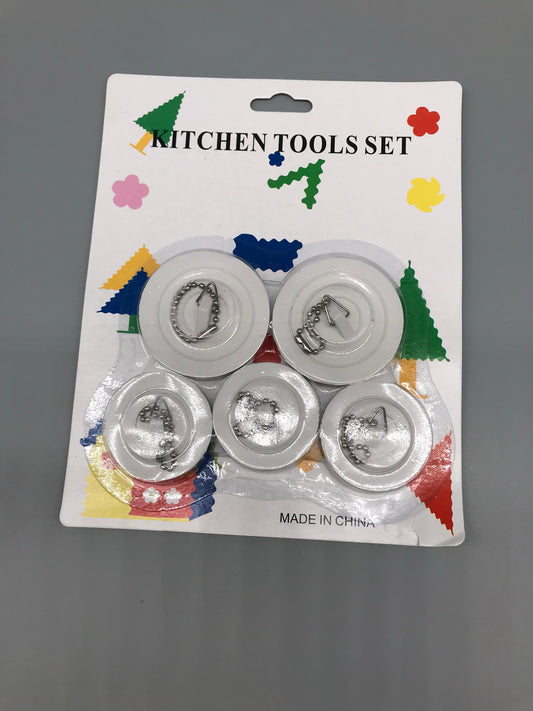 Sink plug with chain(5pc)