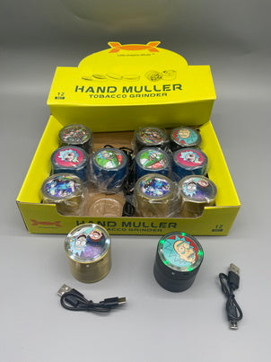 Grinder(50mm,Flashing lighter,USB charger)
