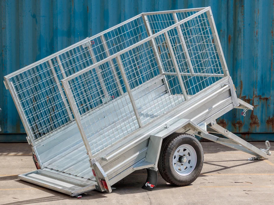Trailers For Sale Cage 7x4 Trailer with Jockey Wheel - Assembled ROADCHIEF