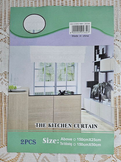 Net Curtains Kitchen (2pc Set)