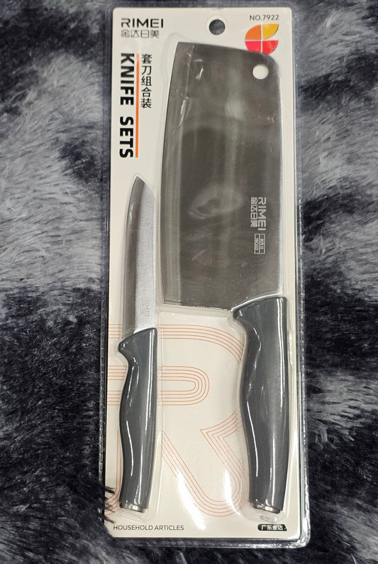 Chopping Knife Set Stainless Steel 30cm
