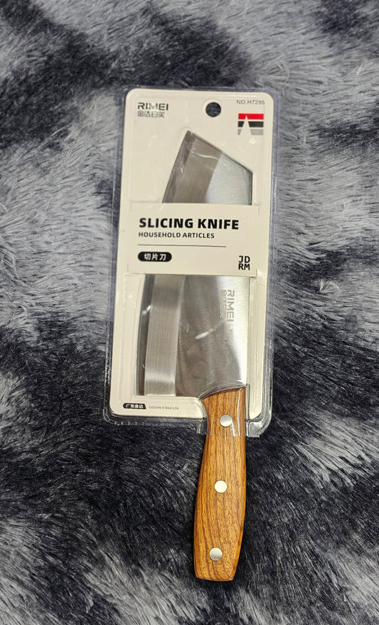 Chopping Knife Stainless Steel Wooden Handle 30cm