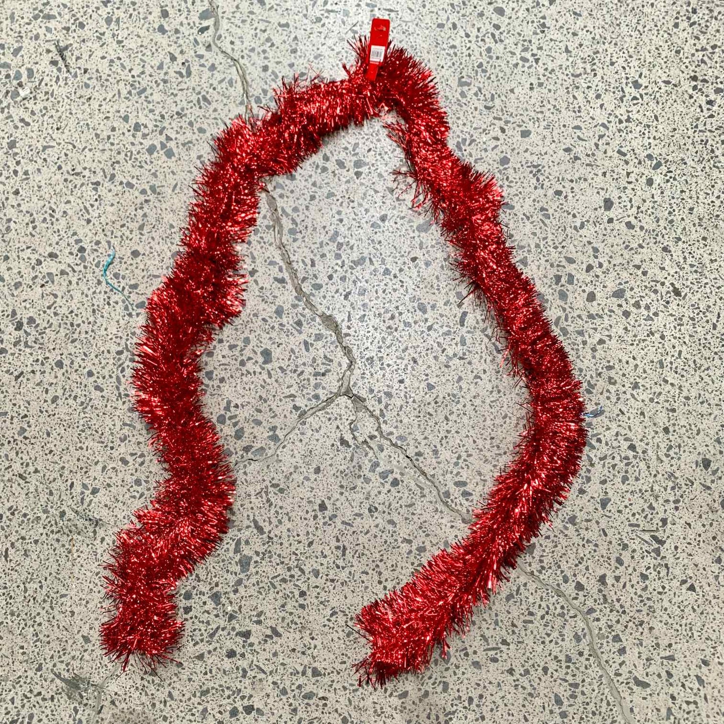 Christmas Tinsel - Red