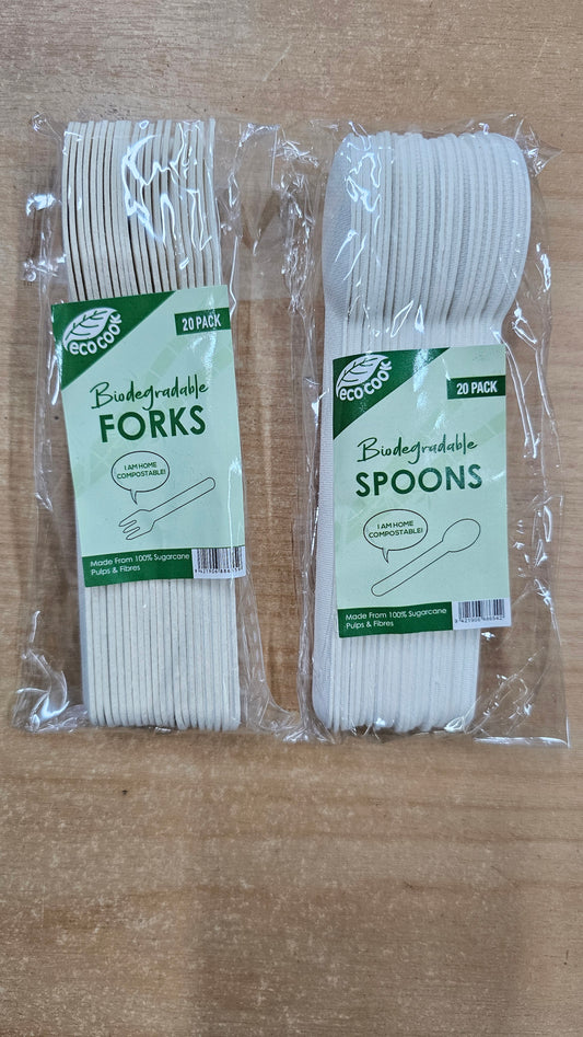 Biodegradable Forks
