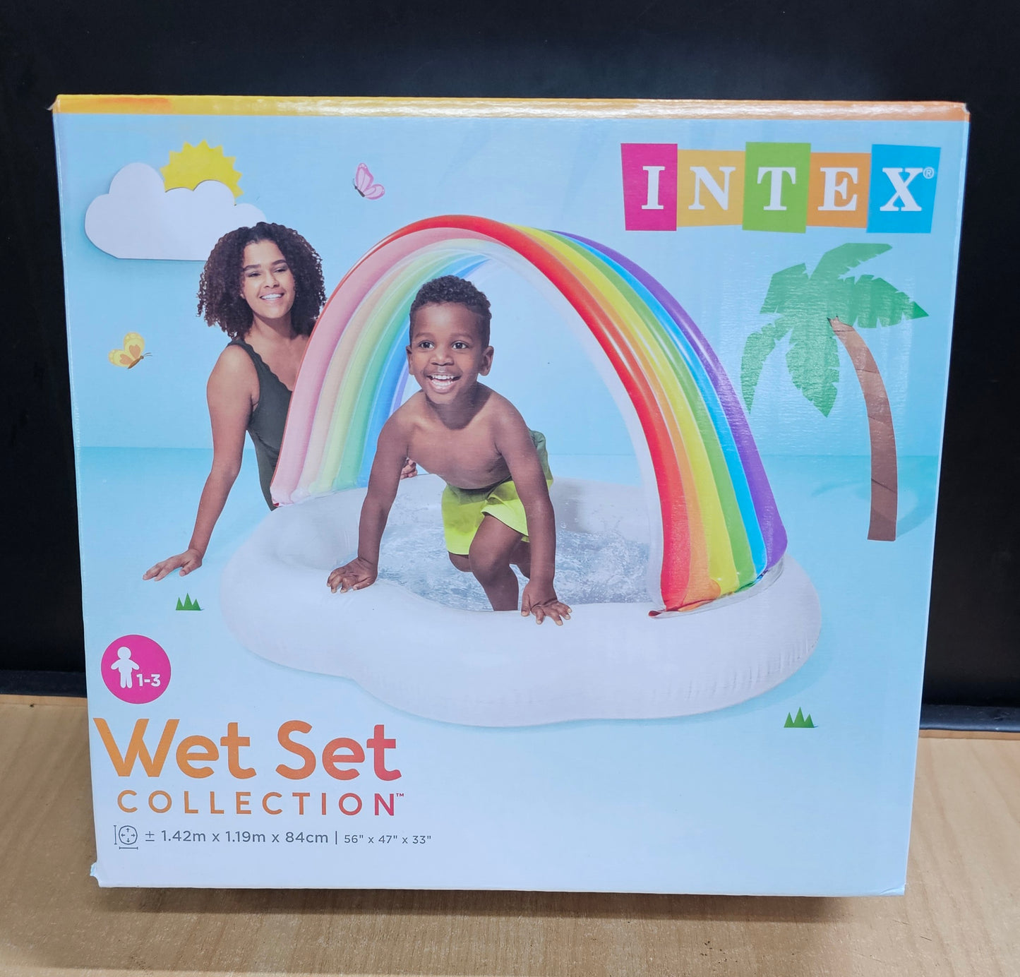 Wet Set Collection Rainbow Kids Pool