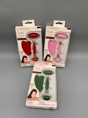 Facial roller massage stone set EW89806