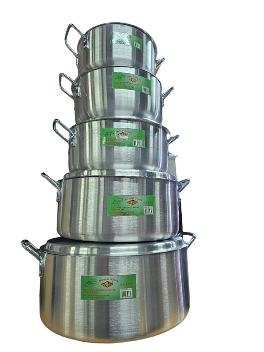 Heavy Gauge Aluminum Cookware 5pots/set