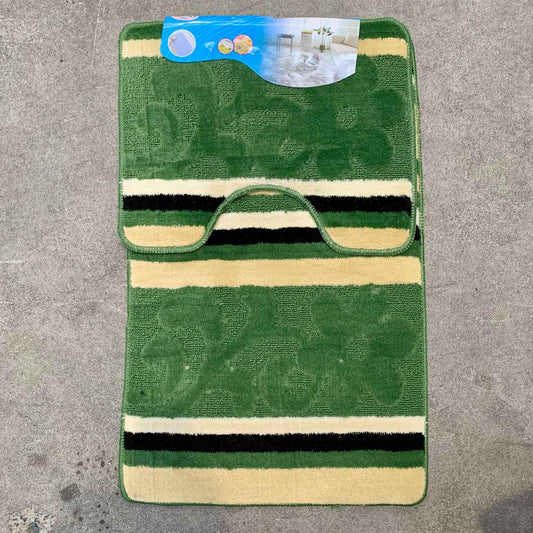 Bathroom Mat (Green, 2pcs)