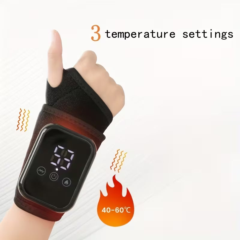 Hand Massager, Wrist Massage with Hot Compress