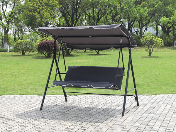 Outdoor Patio Garden 3 Seater Swing Seat