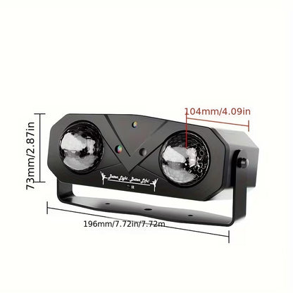Double Magic Ball Laser Light with Remote Control
