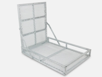 Galvanised Trailer Mower Box with Loading Ramp for Trailer Draw Bar