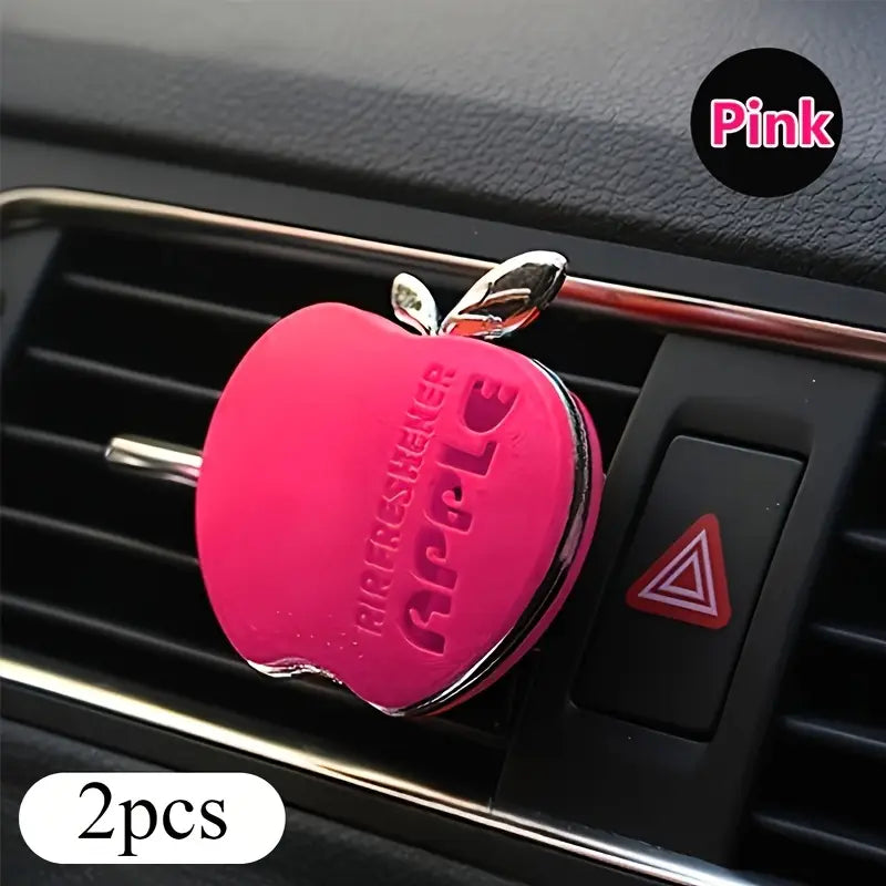 AAZRZR Apple-Shaped Car Air Freshener 2Pcs