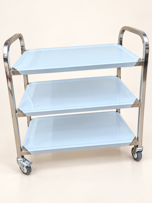 3 Tier Stainless Steel Utility Serving Cart