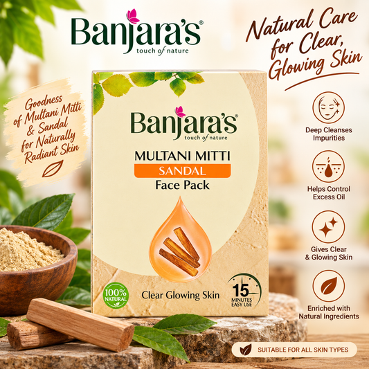 MULTANI MITTI SANDAL  FACE PACK