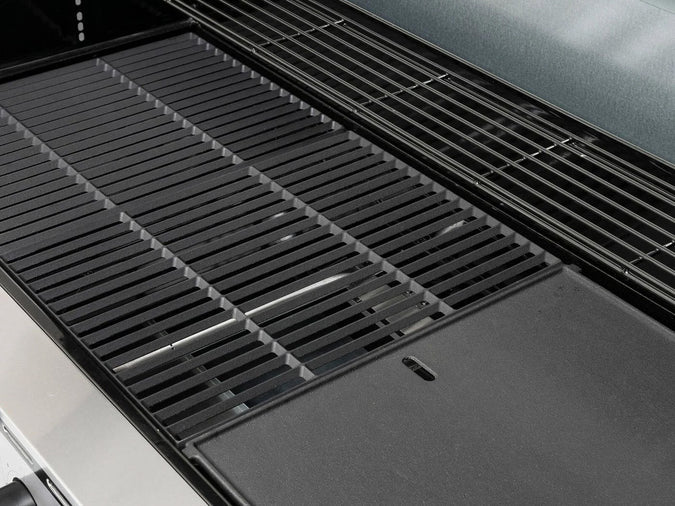 4 Burner Gas BBQ Grill - Hooded Barbeque - Hot Plate & GRILL