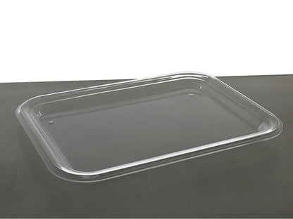 Small Serving Tray with Domed Food Cover Lid - Polycarbonate 46x36cm