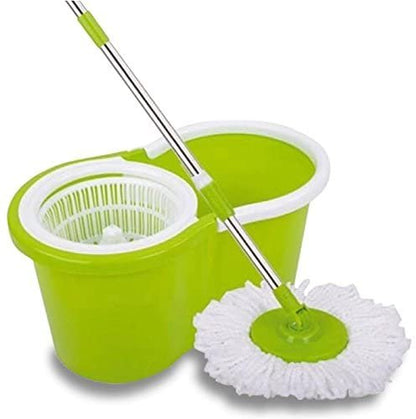 360° Spin Mop with 2 Microfiber Mop Heads