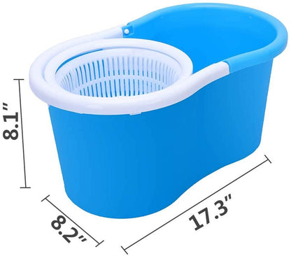 360° Spin Mop with 2 Microfiber Mop Heads