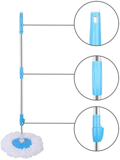 360° Spin Mop with 2 Microfiber Mop Heads