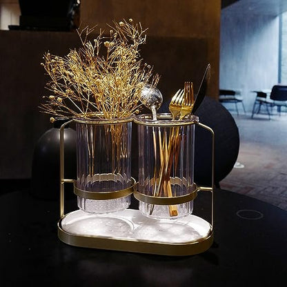 Cutlery Holder With Drainage
