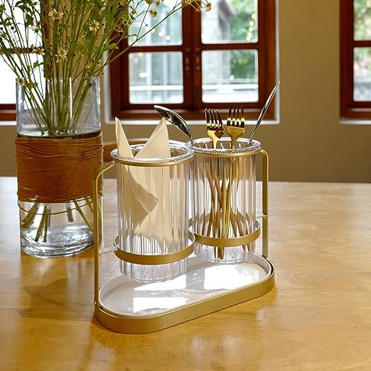 Cutlery Holder With Drainage