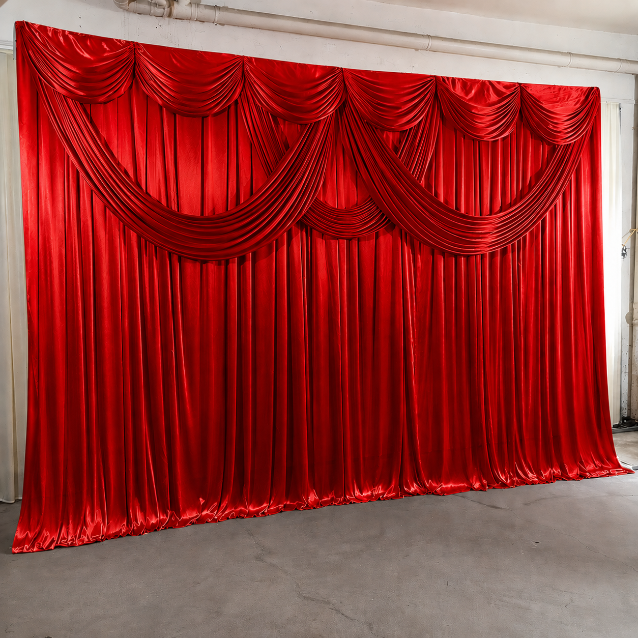Backdrop With 3PCS Drape 3Mx3M