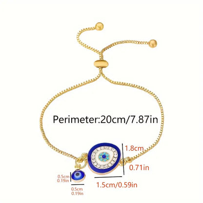 Temperament Chain Bracelet Devil's Eye Shaped Pattern Nice-looking Bracelet For Unisex Clothing Accessories