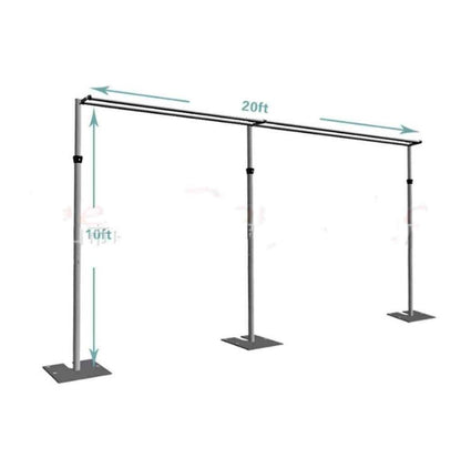 For sale Commercial  Heavy Duty Double Pole Aluminum Backdrop Stand 6x3m