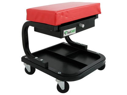 Mechanics Tool Seat with Under Seat Drawer