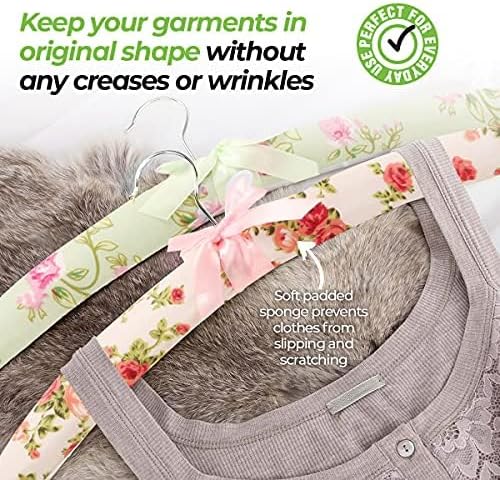 5 Pcs Padded Coat Hanger