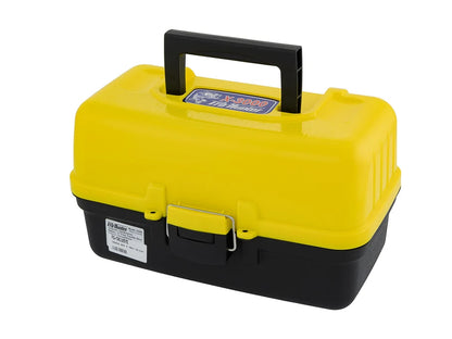 Tackle Box with 2 Fold Out Trays - Yellow