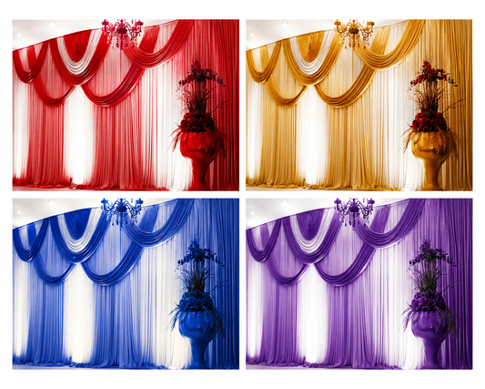 Ice Silk Glossy Sequin Drape 300cm x 600cm