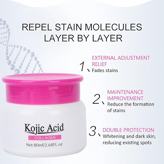 Kojic Acid Facial Whitening Cream, Moisturizing Whitening Facial Cream Collagen Face Cream