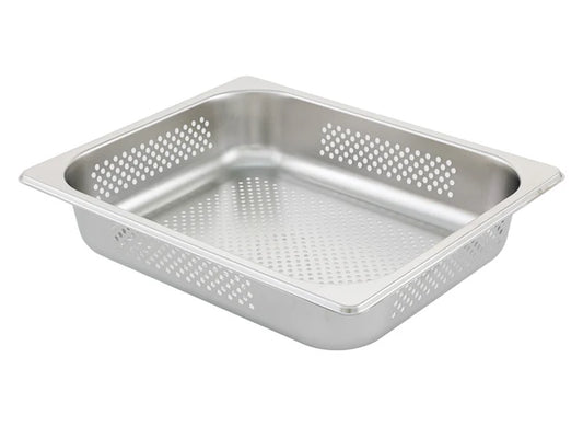 Perforated Steam Pan 1/2 65mm S/S Gastronorm Dish