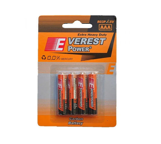 Kingever Extra Heavy Duty Battery AAA 4pcs