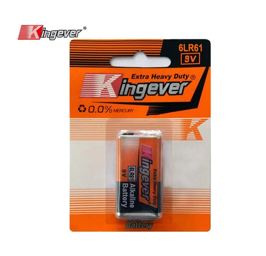 Kingever Extra Heavy Duty Battery 9V 1pcs