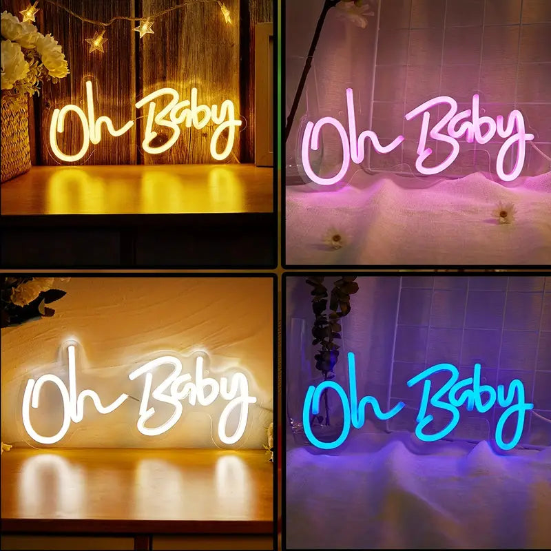 Oh Baby Neon Sign