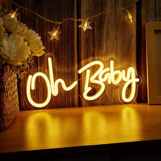 Oh Baby Neon Sign