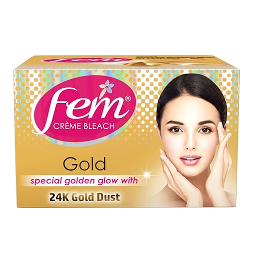 Fem Fairness Naturals Gold Skin Bleach, 40 Gm