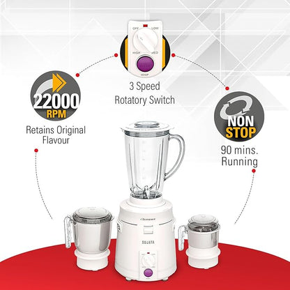 Sujata Dynamix 900W Heavy Duty Mixer Grinder