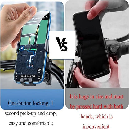 Treqa BC-T24 360° Rotating Handlebar Bike Phone Holder(03101)