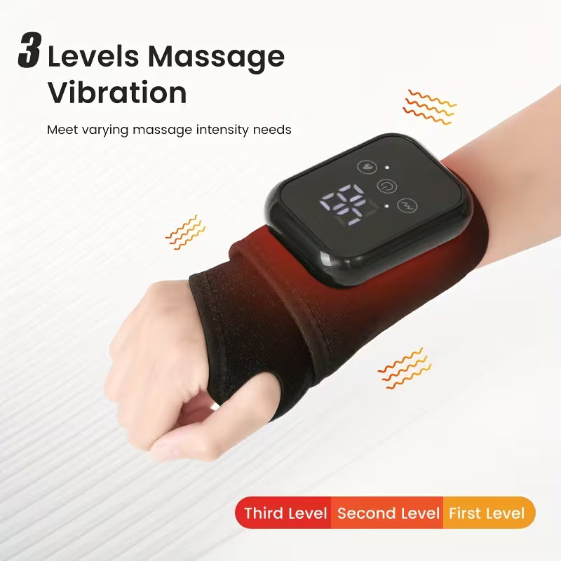 Hand Massager, Wrist Massage with Hot Compress