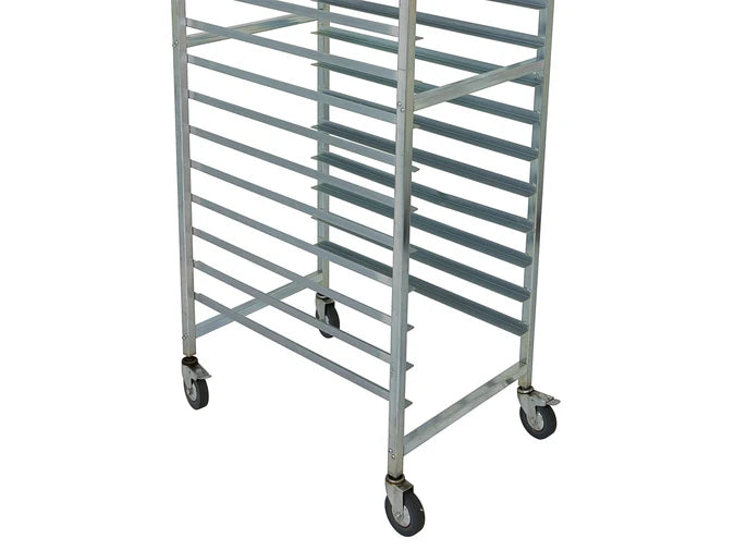 Mobile Bakers Rack - 16" Tray x18 - 1.97m Tall with Wheels