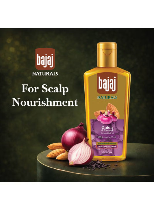 Bajaj Coco Onion Hair Oil- Non Sticky Hair Oil For 2X Faster Hair Growth* - 300ml